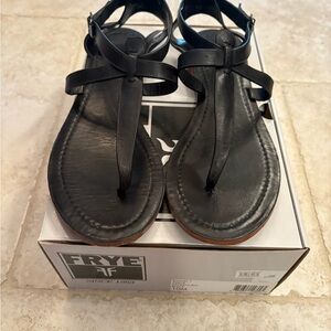 Frye Black Sandals
